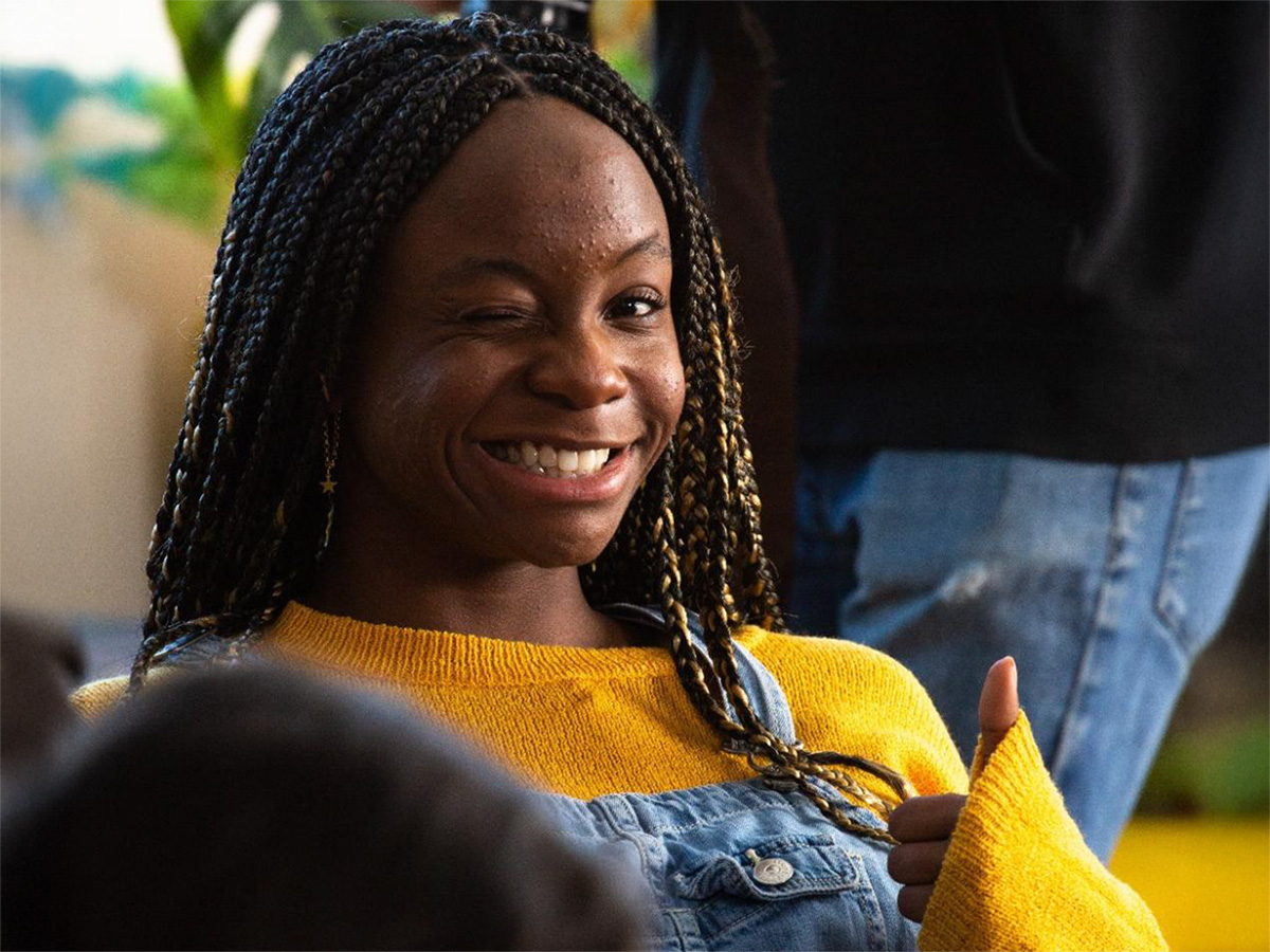 Media Production student, Lisa.