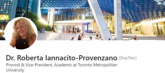 Roberta Iannacito-Provenzano LinkedIn profile