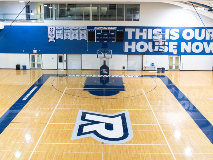 ryerson rams home court 