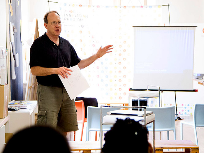 Dr. Steven Gedeon in a classroom teaching