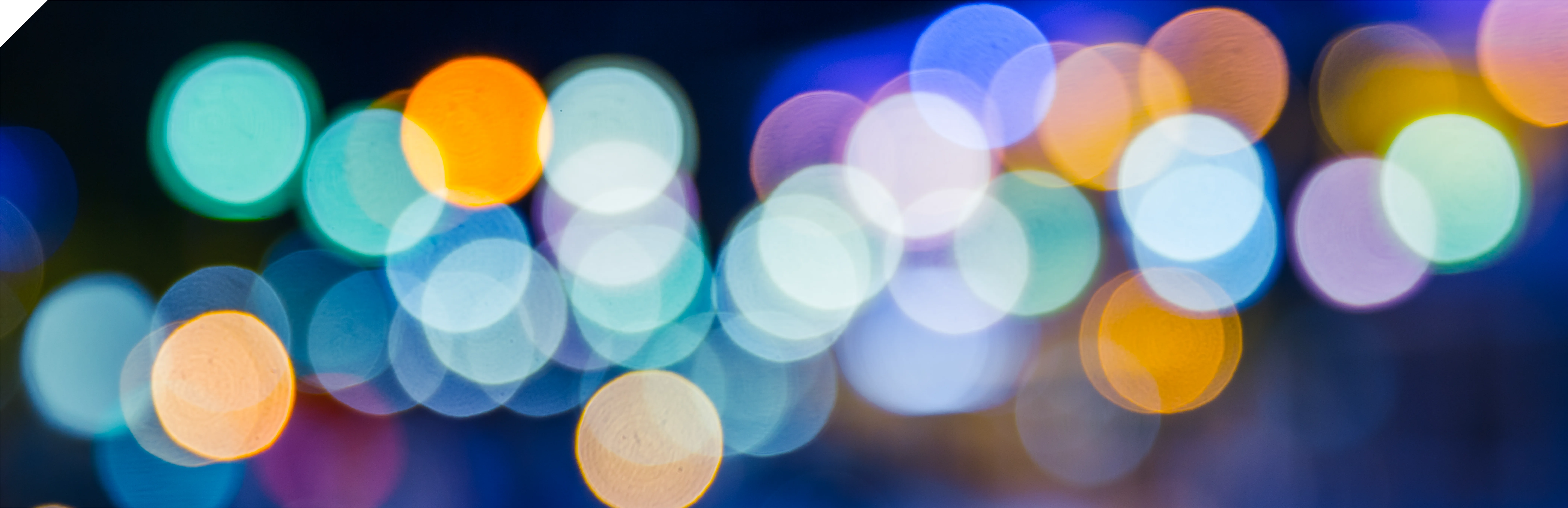 Abstract, multi-colour, out-of-focus lights.