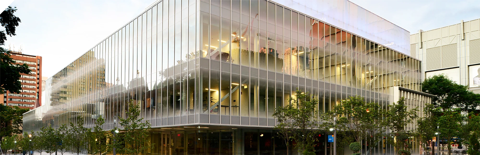 The exterior of TMU's George Vari Engineering and Computing Centre.