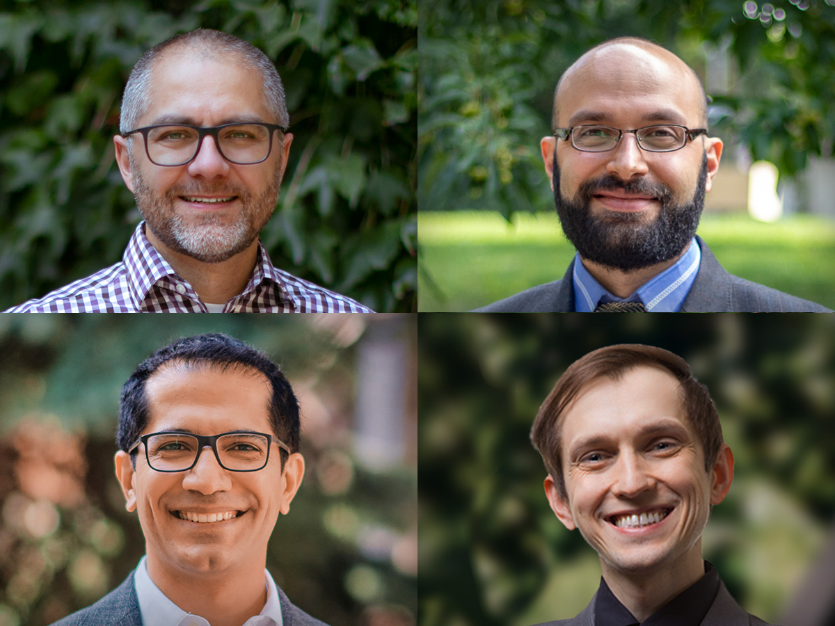 Professors Reza Arani, Ali Tavallaei, Damien Lee and Anatoliy Gruzd