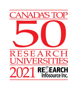 Canada's top 50 research universites 2021 Research Infosource