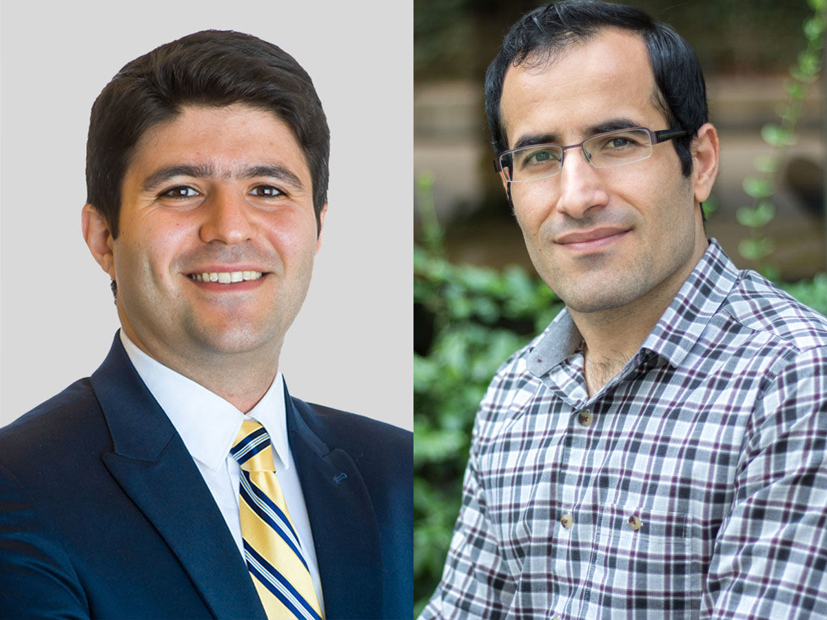 Toronto Metropolitan University aerospace engineering professors Reza Faieghi (right) and Kazem Fayazbakhsh (left)