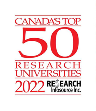 Canada's Top 50 Research Universities 2022.