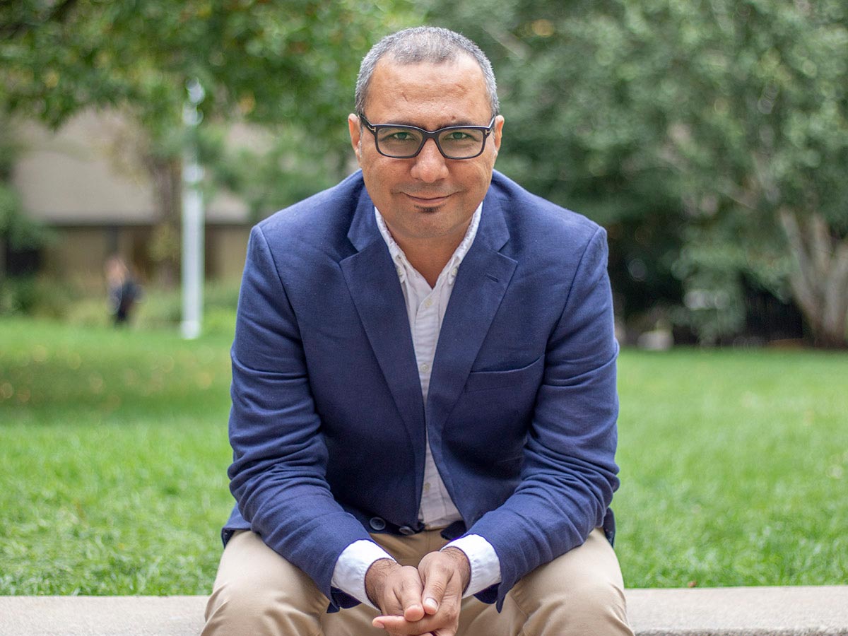 Headshot of professor Bilal Farooq