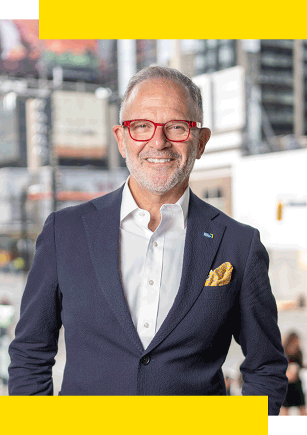 11:49
Toronto Metropolitan University's Vice-President, Research and Innovation, Steven N. Liss, stands smiling with the university's urban campus behind him.