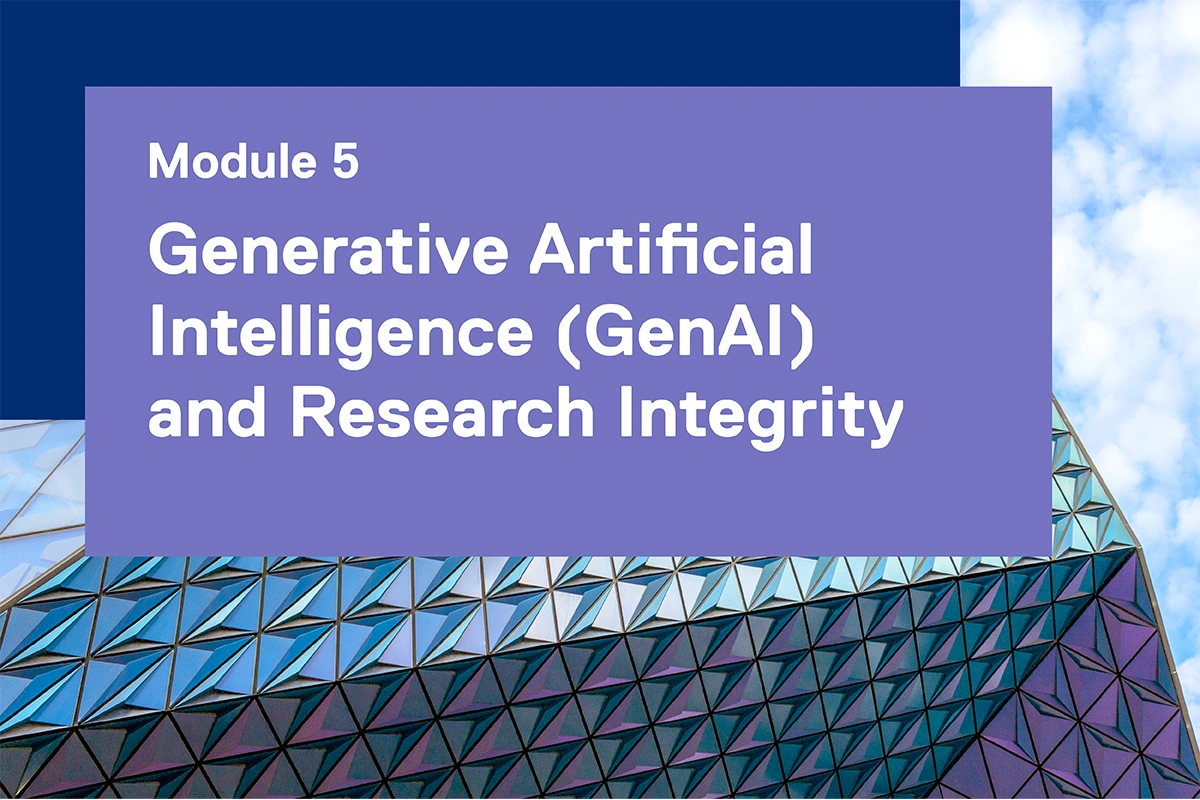 Generative Artificial Intelligence (GenAI) and Research Integrity (D2L)