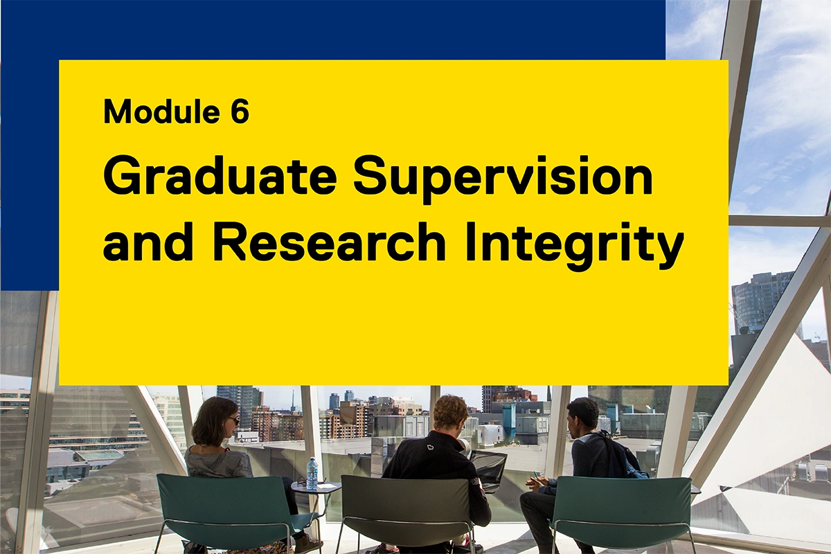 Graduate Supervision and Research Integrity (D2L)