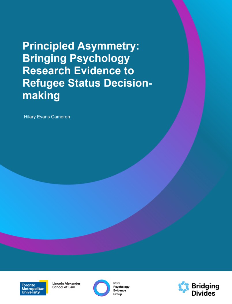 Principled Asymmetry: Bringing Psychology Research Evidence to Refugee Status Decision-making