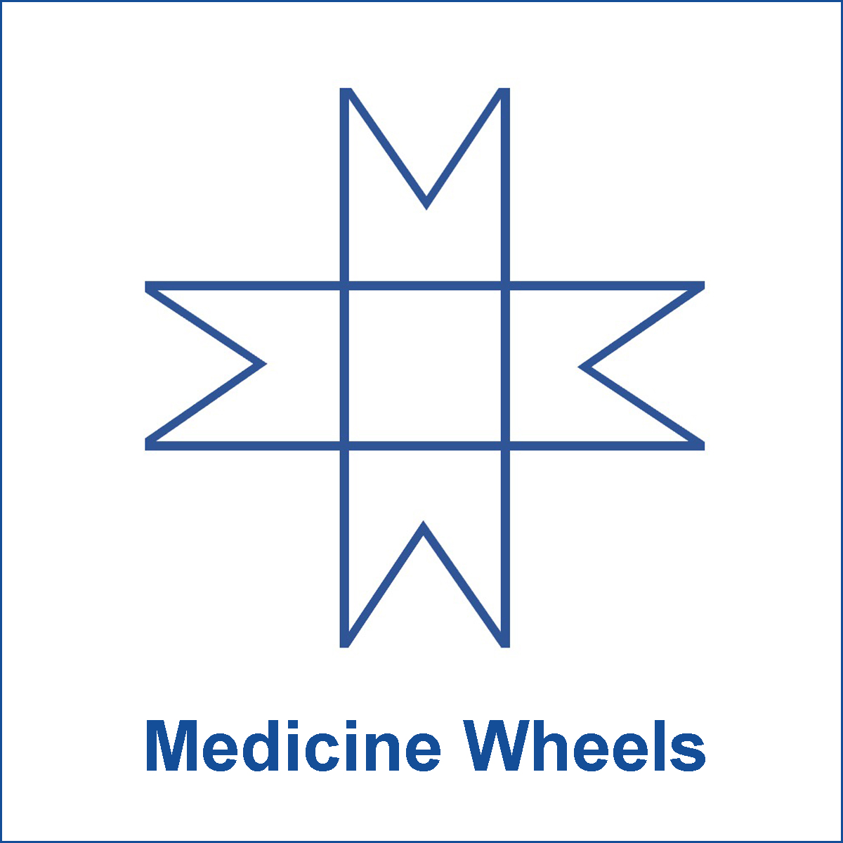 Artwork for the section on Indigenous Medicine Wheels in the Saagajiwe Indigenous Knowledges Open Source Encylopedia
