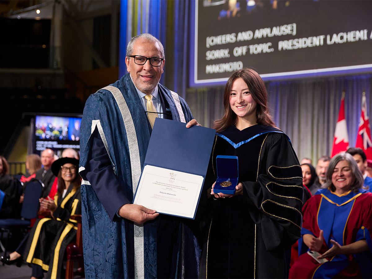 Physics PhD graduate twice honoured for her academic and community achievements