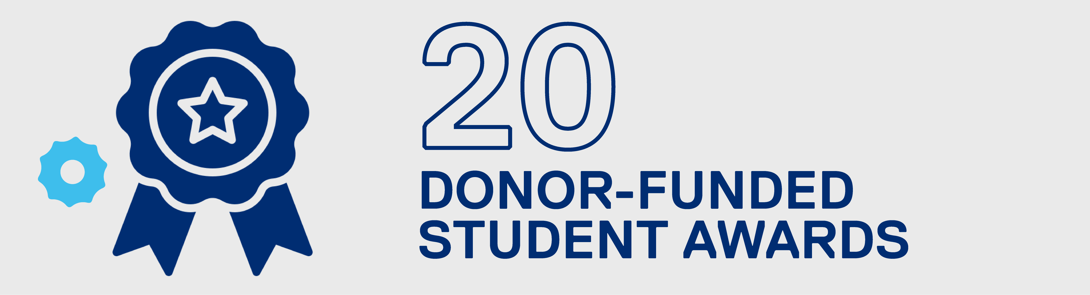 Twenty donor-funded student awards