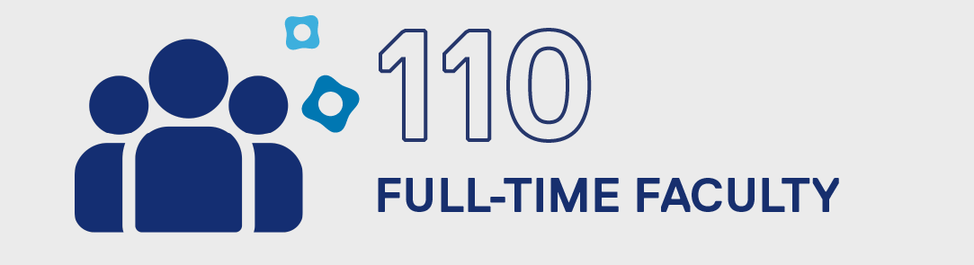110 full-time faculty