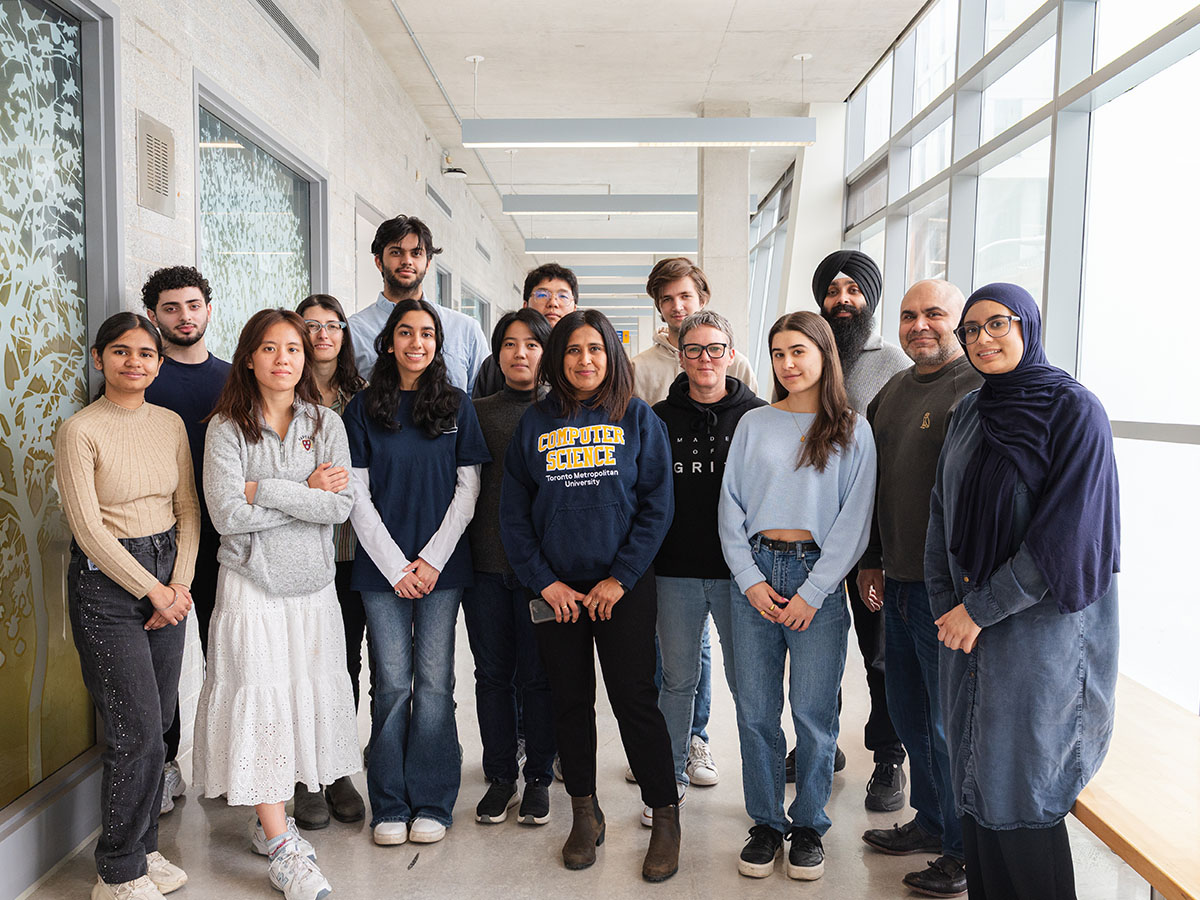 Professor Preeti Raman with 14 Undergraduate and Graduate students