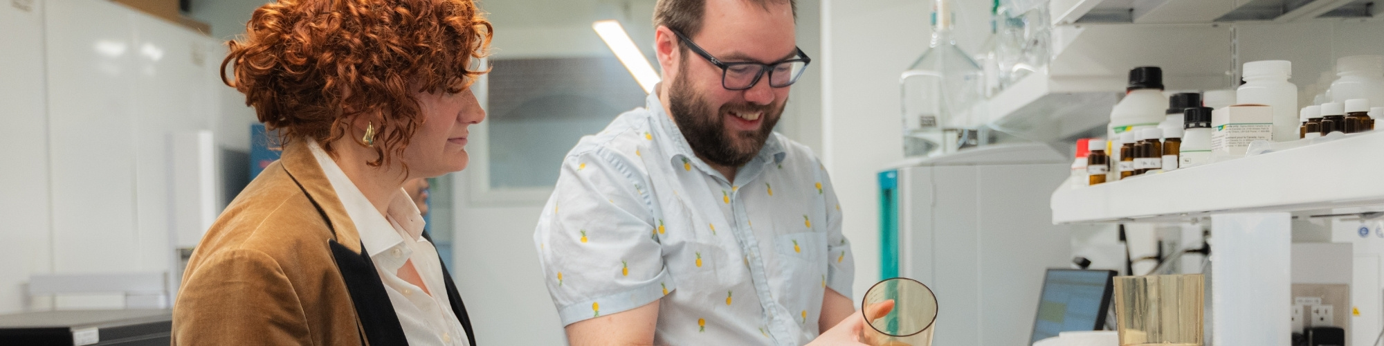 Jet Ice researchers collaborating in the lab