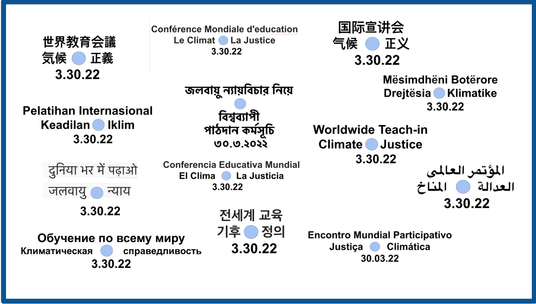 Solve Climate by 2030 Teach-In 2022
