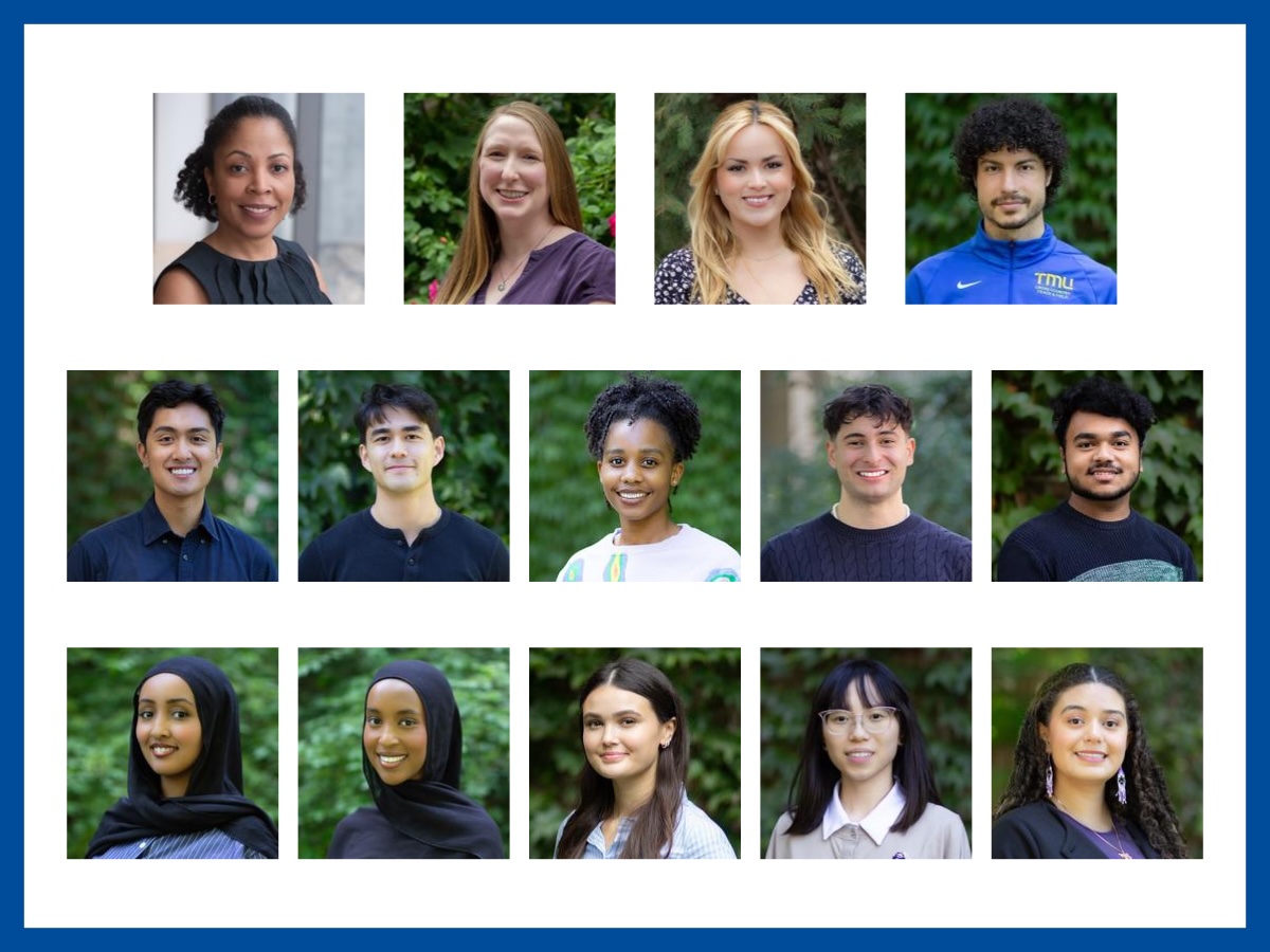Head shots of our team members. There are 2 rows, each with 5 headshots 