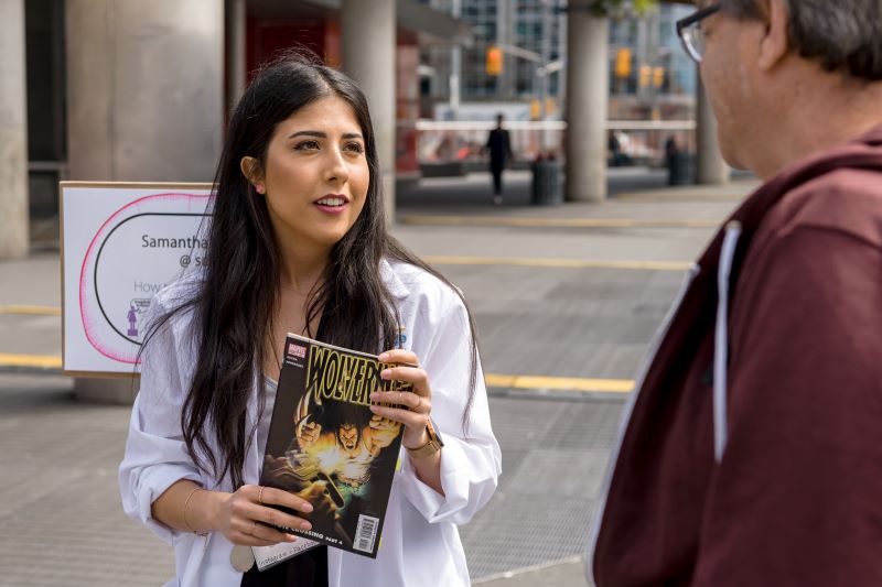 Samantha Yammine at Soapbox 2017 YD Square