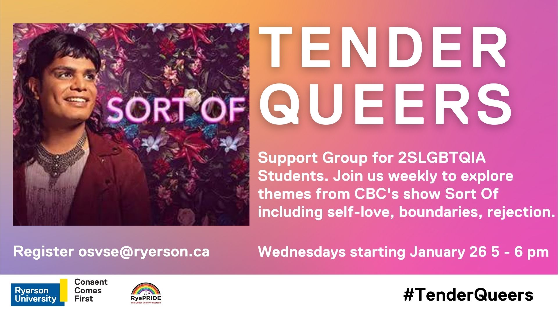 Sort/Of Tender Queers 2SLGBTQIA Support Group Consent Comes First