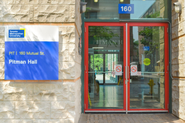 Exterior of Pitman Hall