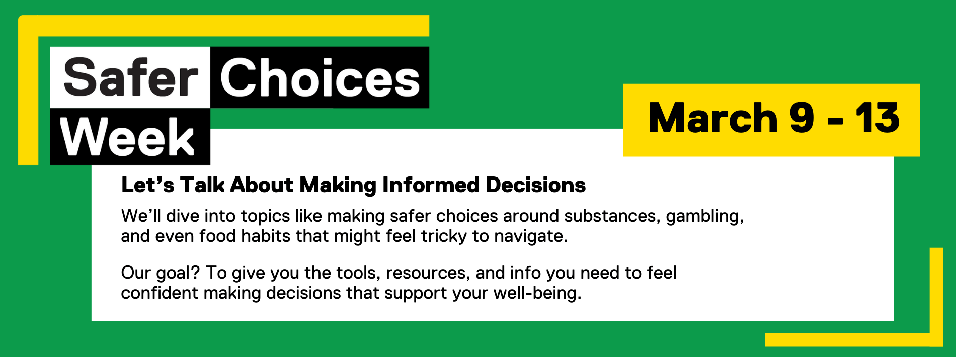Safer Choices Week:HeroSlide - 1