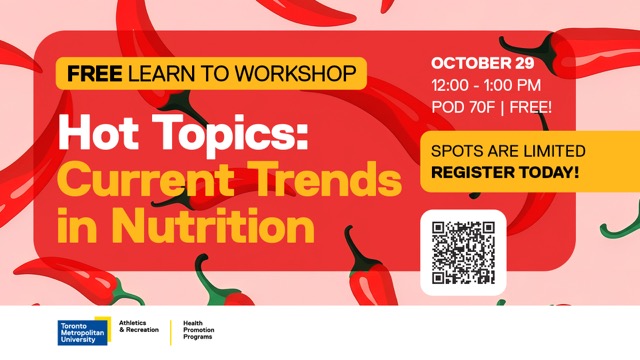 Hot Topics: Current Trends in Nutrition Workshop