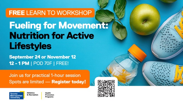 Fueling for Movement: Nutrition for Active Lifestyles Workshop