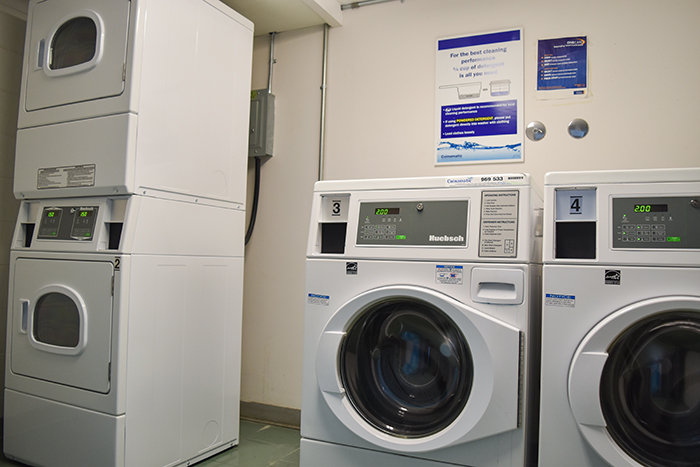 Washer and dryers in the PIT laundry room