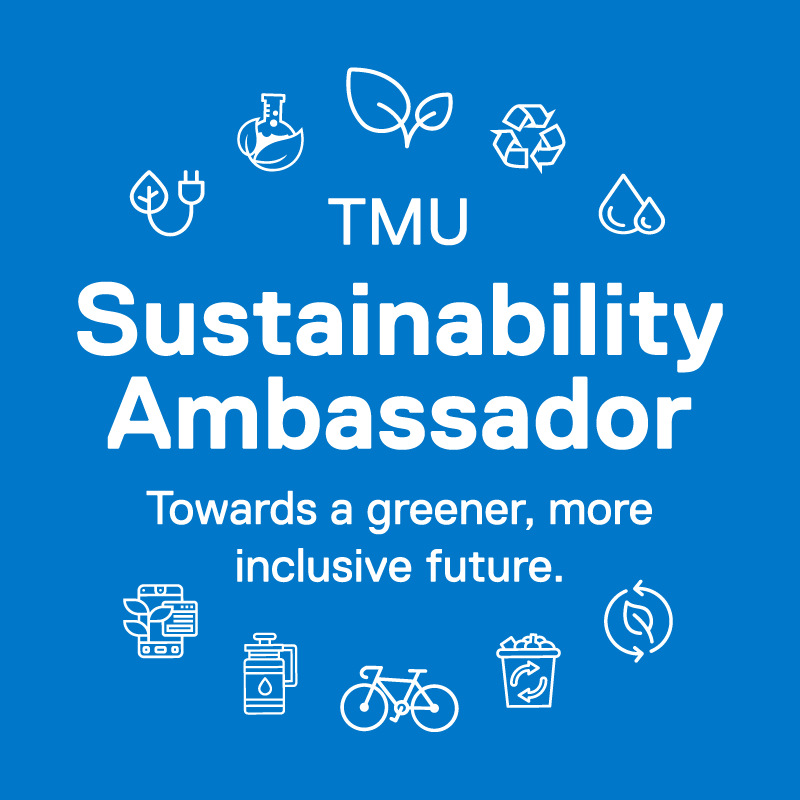 Sustainability Ambassador T-shirt logo