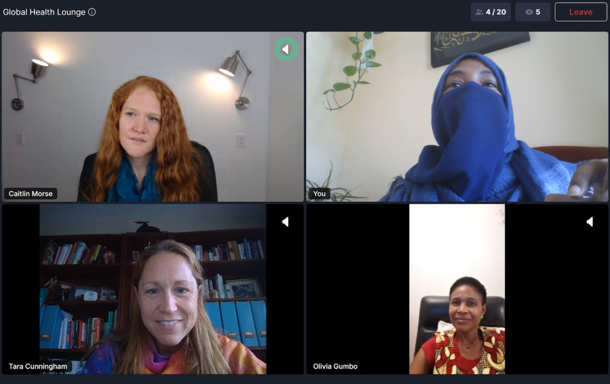 web screenshot of Sakeena Mihar with fellow SOCAP attendees