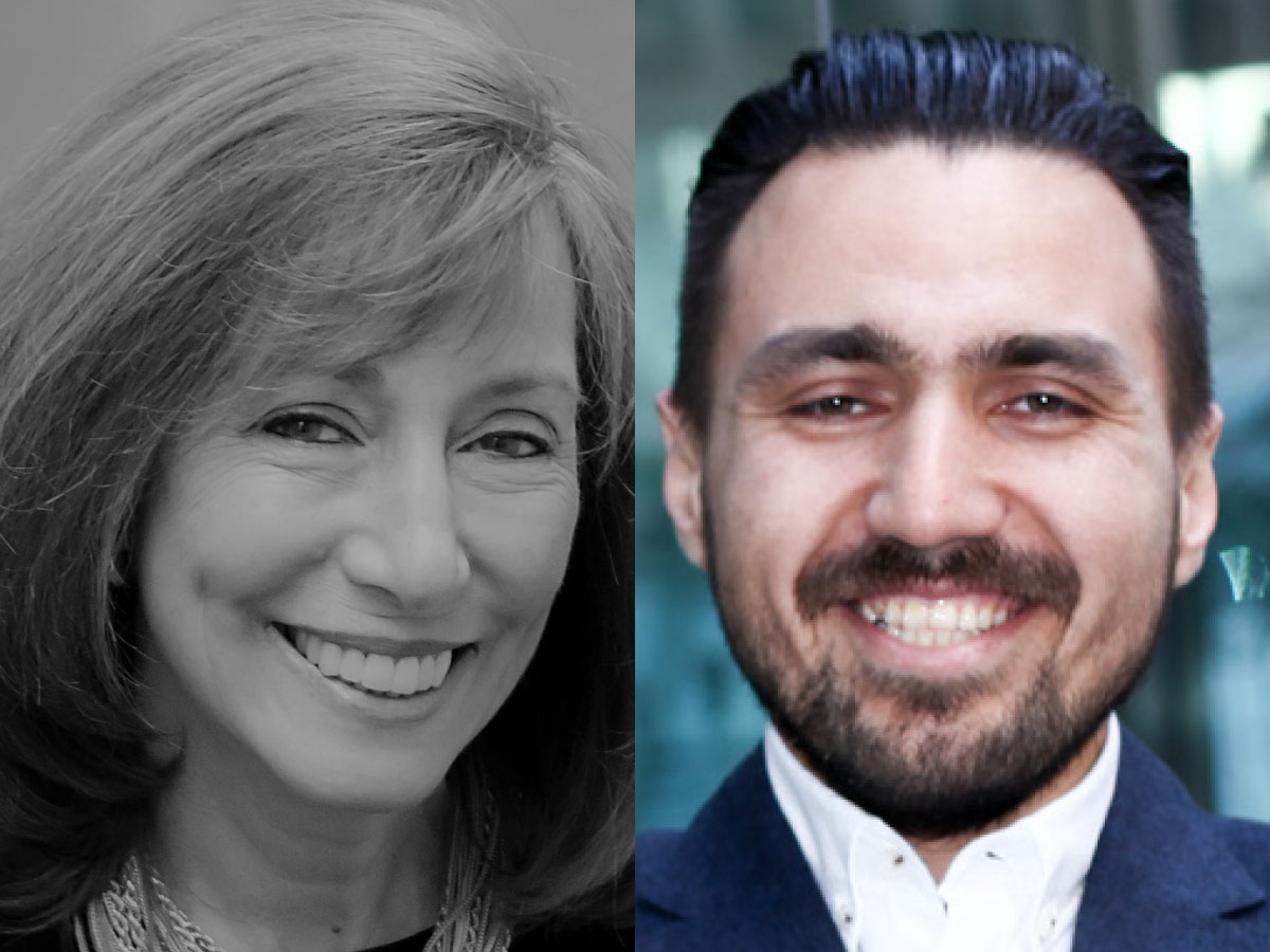 Helen Burstyn and Saeed Zeinali