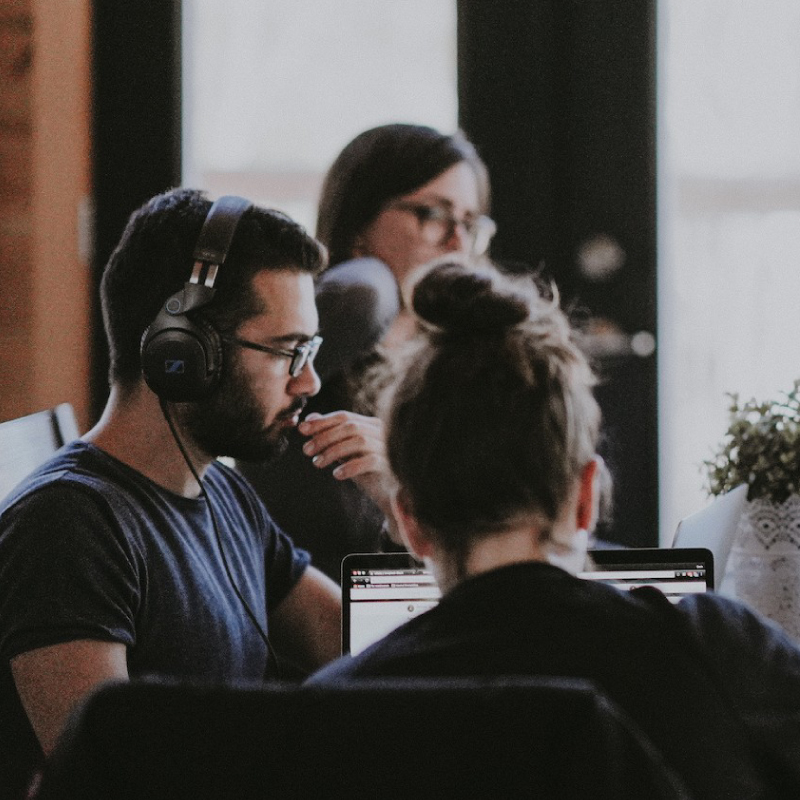 group of people working 