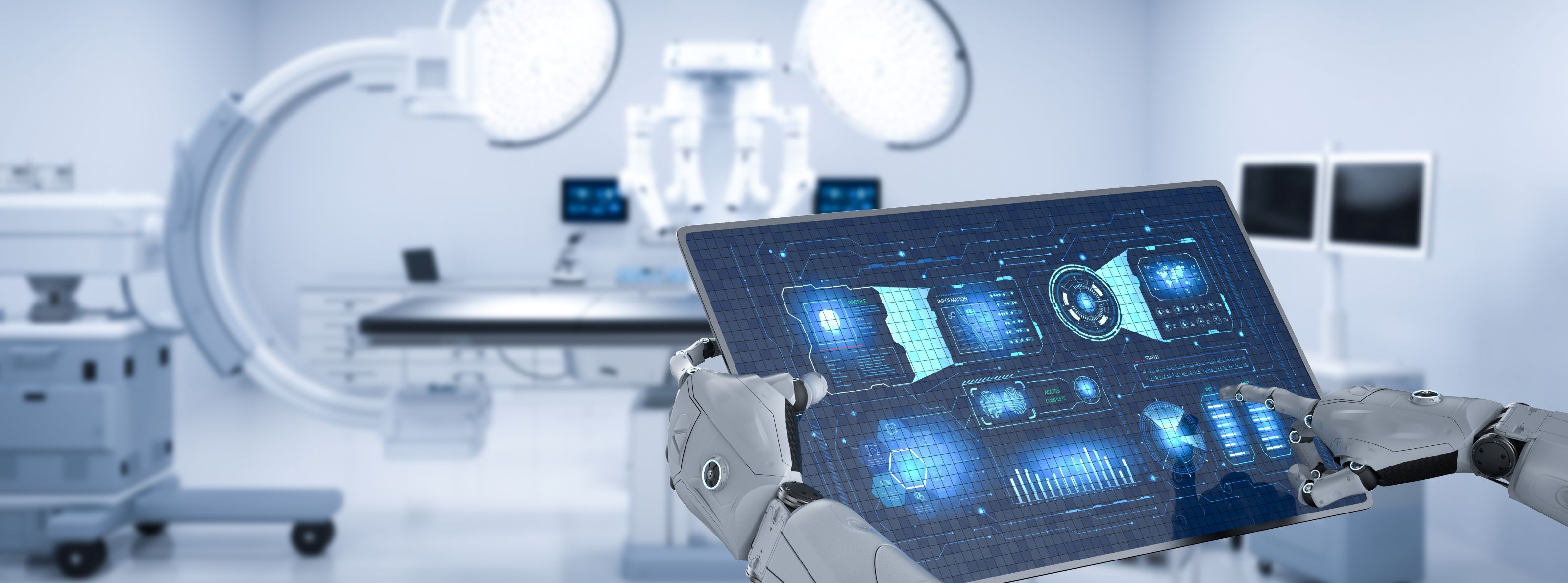 Operating room of the future equipped with advanced technology