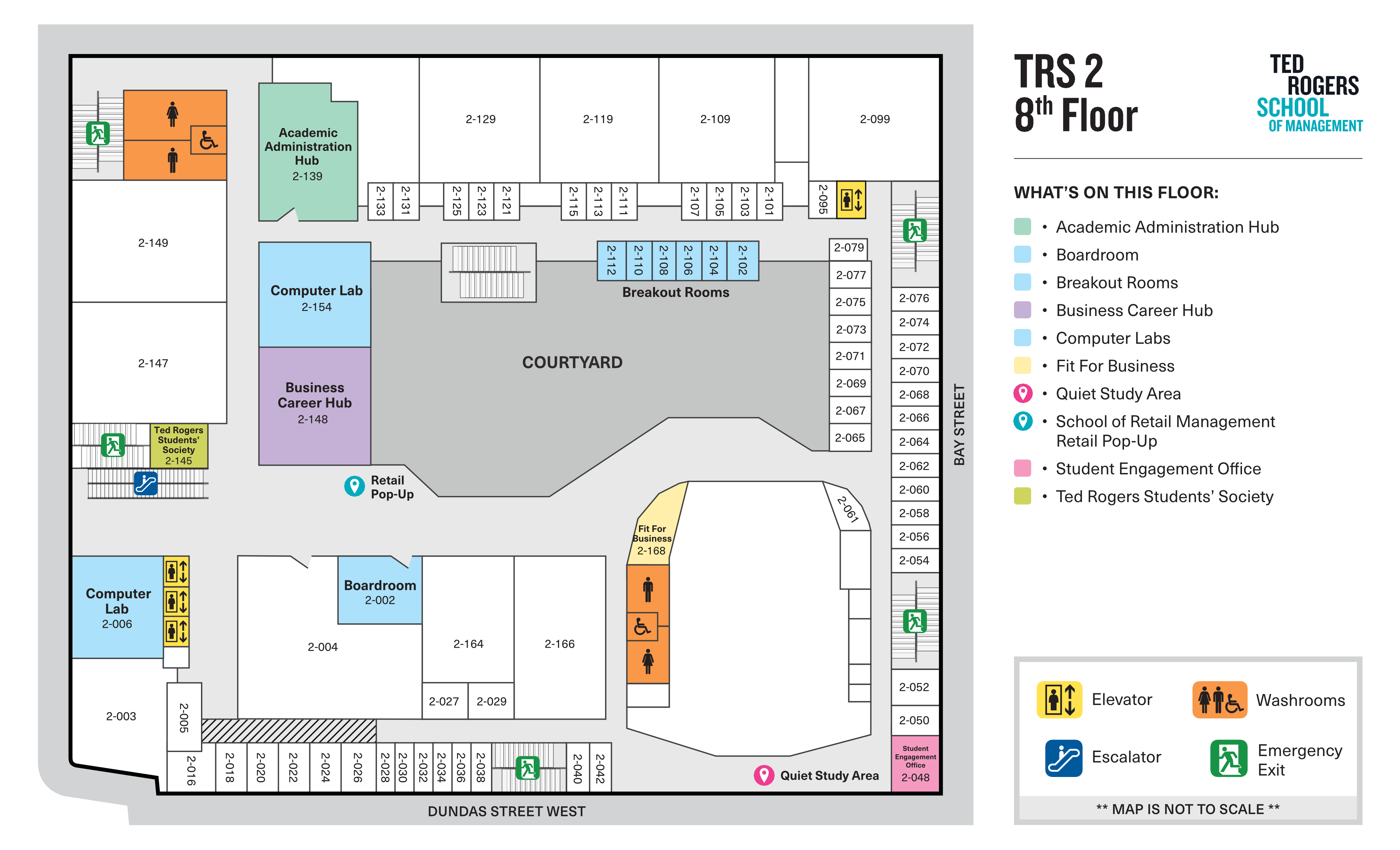 TRSM 8th Floor Map