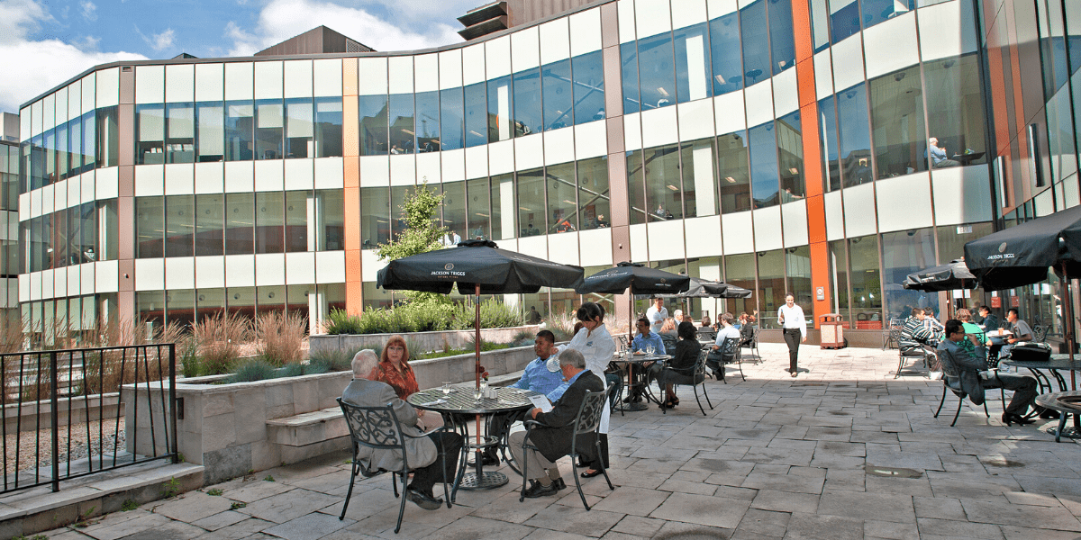 TRSM Courtyard with People