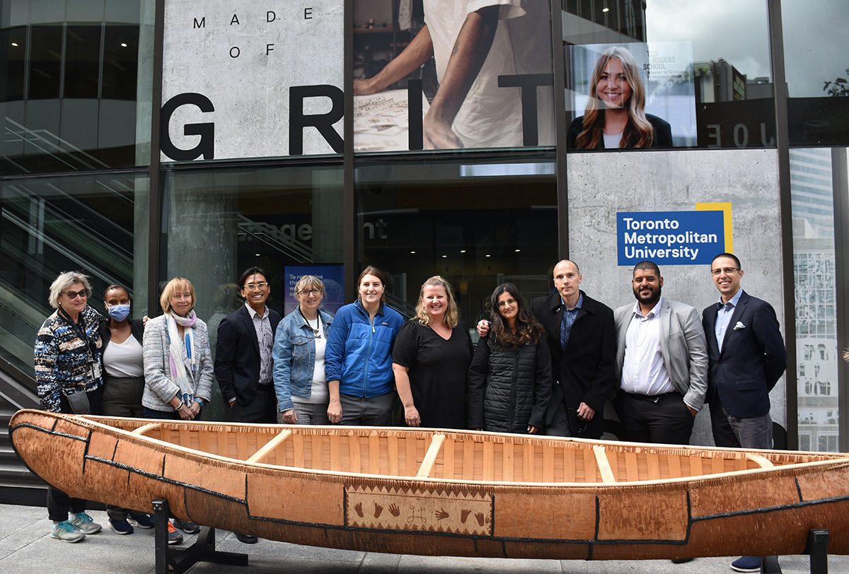 More about the birchbark canoe built by Todd Labrador