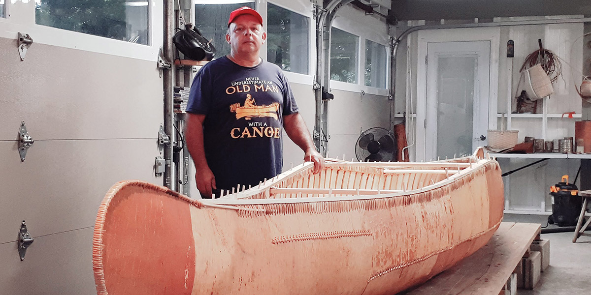 Canoe display and transportation process
