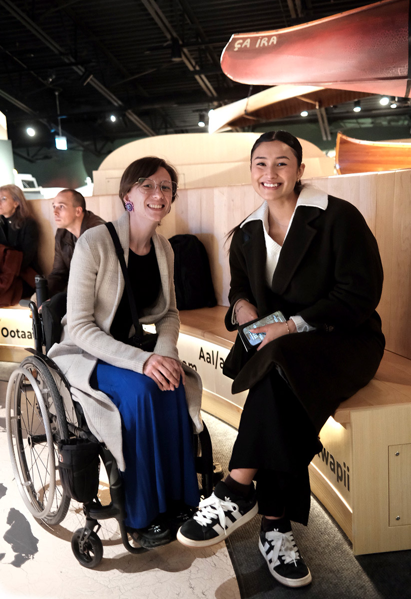 Sierra Lefave and student