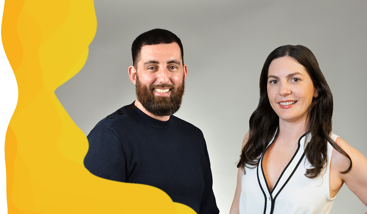 Mathieu Lajante and Jenna Jacobson