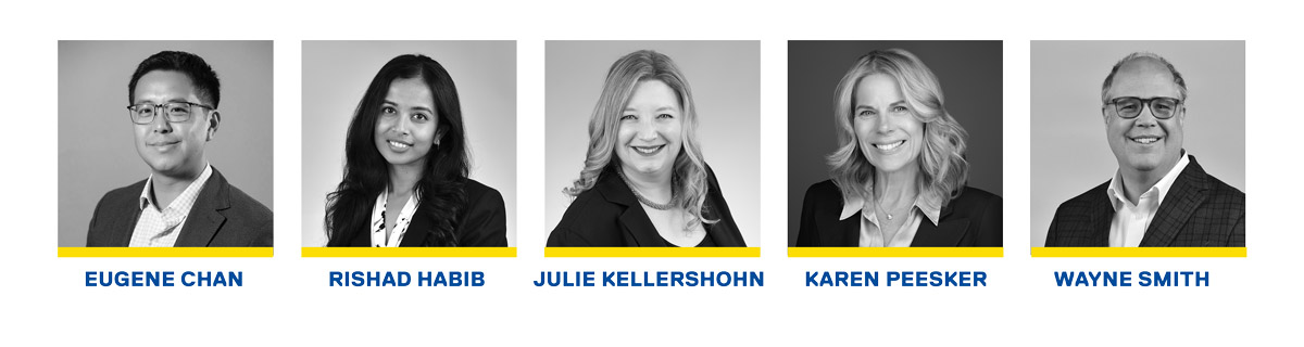 Eugene Chan, Rishad Habib, Julie Kellershohn, Karen Peesker, Wayne Smith