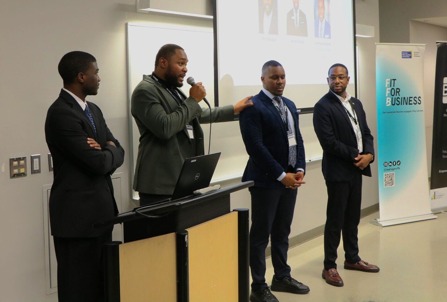 student group posing for picture
