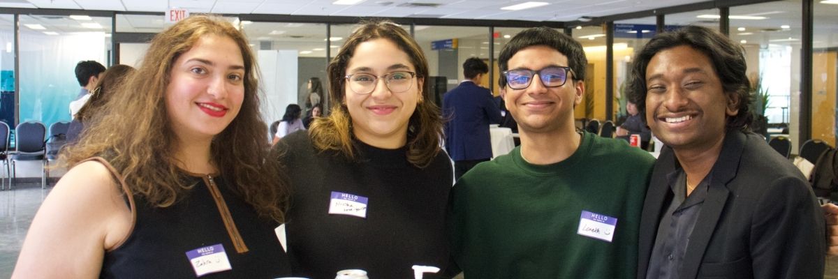 Four TedPack Mentors Smiling at Camera
