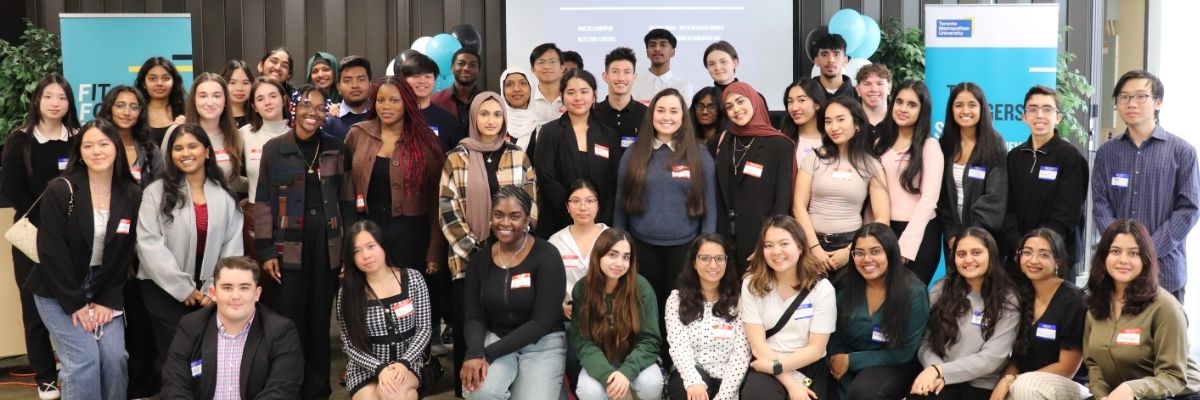 Big group of TedPack members smiling