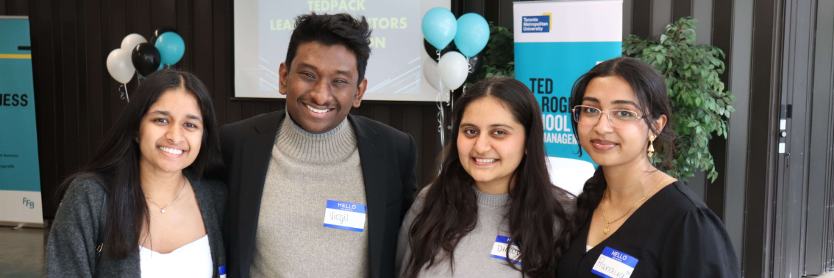 TedPack Mentors Smiling at Camera
