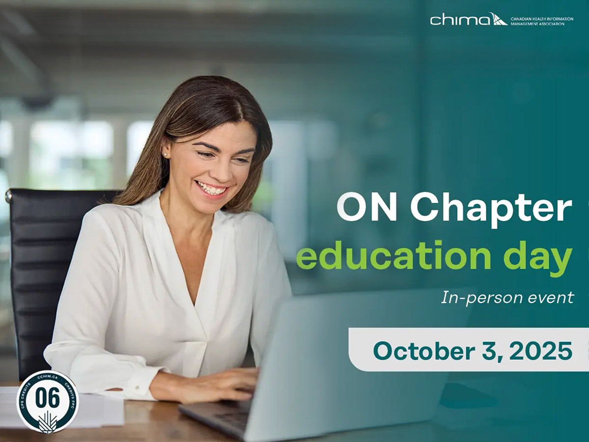 CHIMA ON Chapter In-Person Chapter Education Day