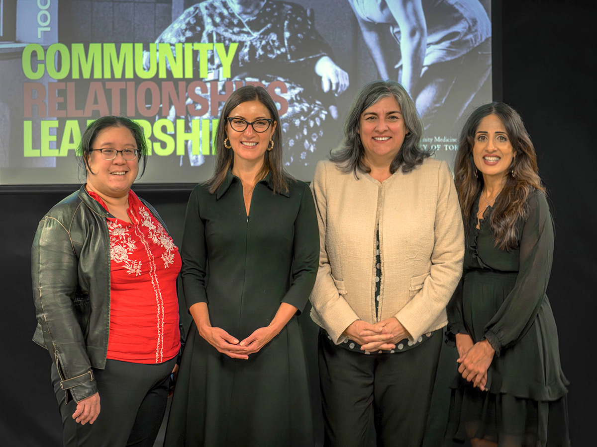 Winston Isaac Lecture event - attendees talking and attending presentation