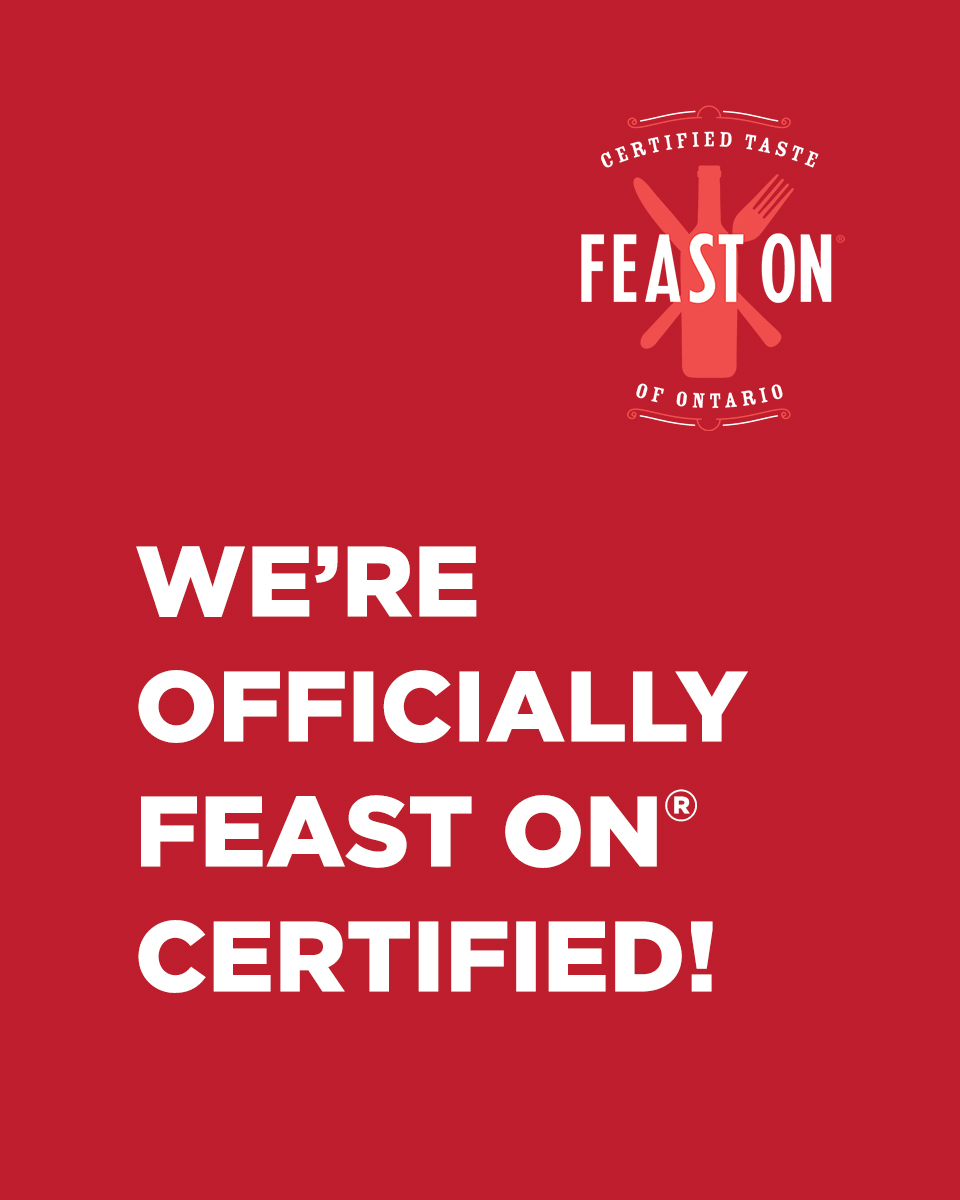 We are Feast On Certified - read more what this means!