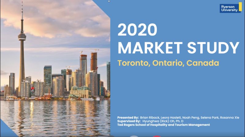 Screenshot of student presentation